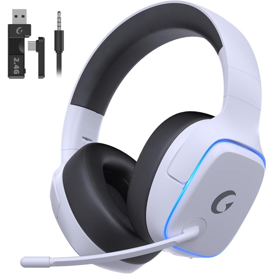 Gvyugke ゲーミングヘッドセット Captain 780 PS5 2.4G USB/Type-C