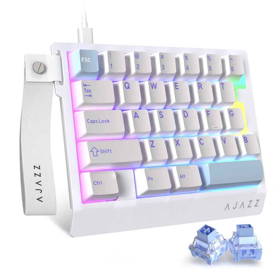 AJAZZ AK029 片手ゲーミングキーボード メカニカルキーボード ラピッド