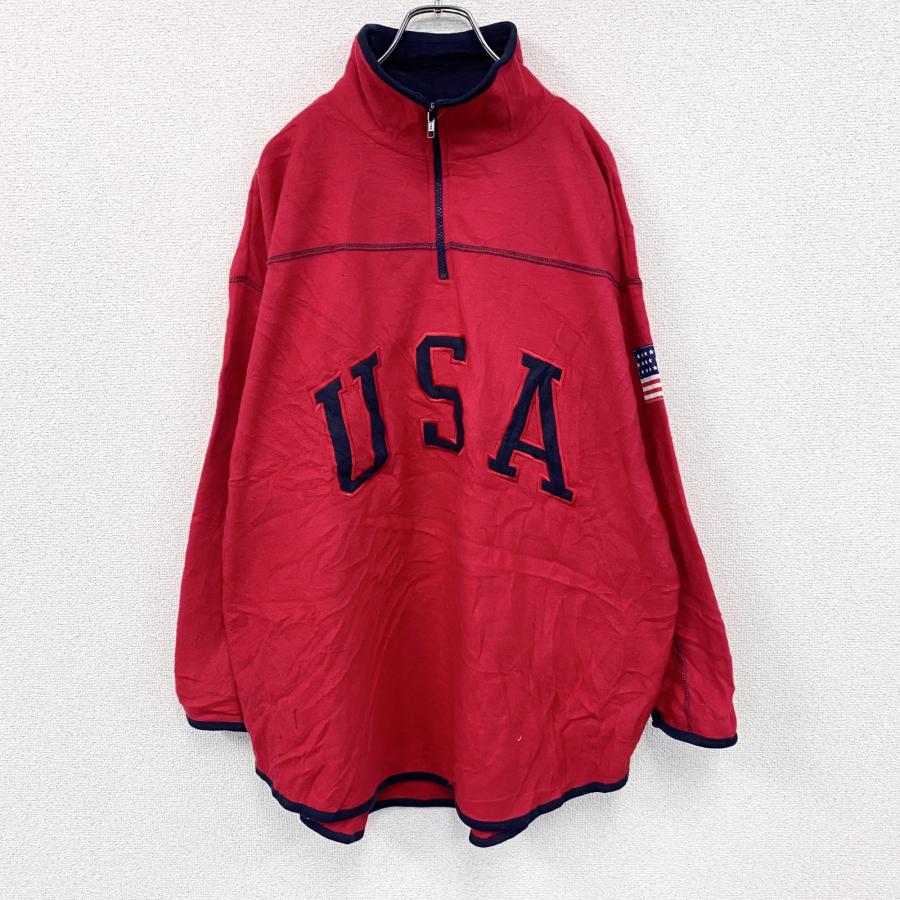 90s sport VENEZIA ハーフジップフリースプルオーバージャケット 
