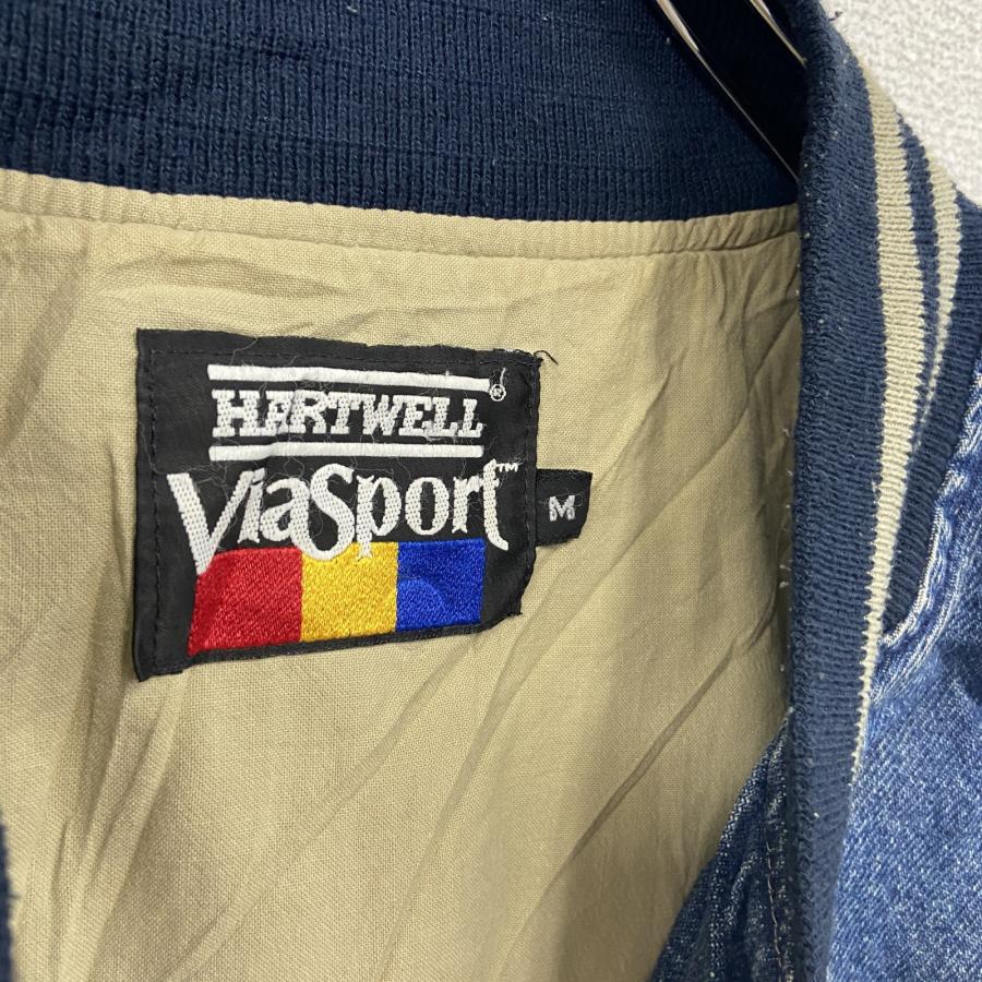 80s〜 HARTWELL ViaSport デニムスタジャン ヴィンテージ インディゴ M