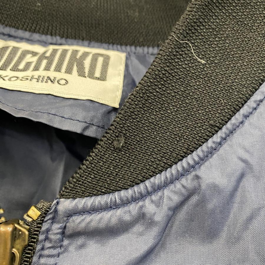 90s MICHIKO LONDON ロングジャケット グレー/オレンジ MICHIKO LONDON（ミチコロンドン） 90s MICHIKO LONDON KOSHINO ミチコ