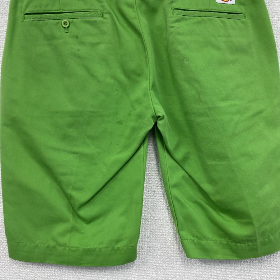 希少 ステューシー×ディッキーズ コラボ ワークショーツ ハーフパンツ 緑 36 Dickies（ディッキーズ） ワークショートパンツ ハーフパンツ/ショート