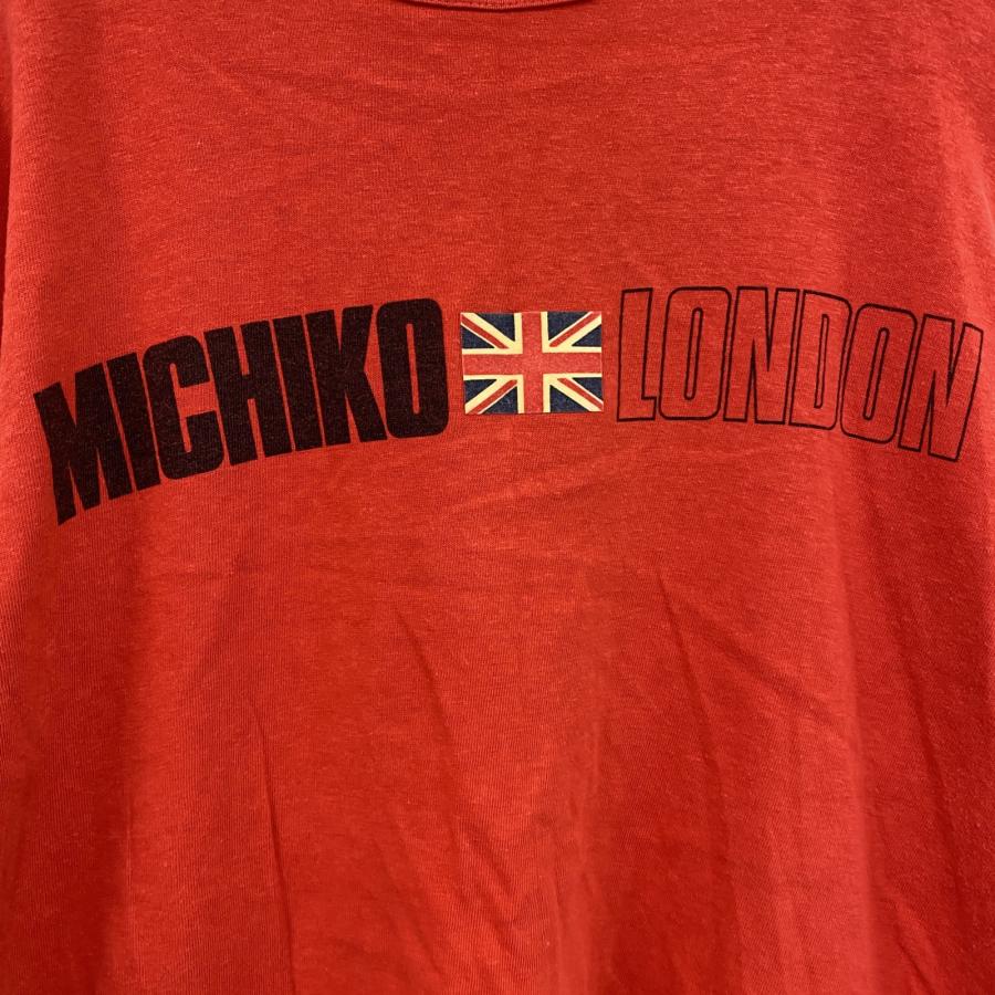 90s MICHIKO LONDON ロングジャケット グレー/オレンジ MICHIKO LONDON（ミチコロンドン） 90s MICHIKO LONDON KOSHINO