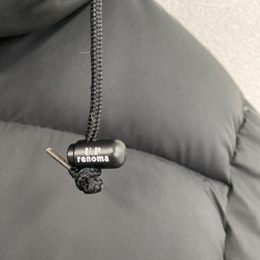 U.P renoma　レノマ　ダウンコート　Lサイズ　美品 renoma（レノマ） U.P renoma ダウンジャケット 黒 ブラック Lサイズ