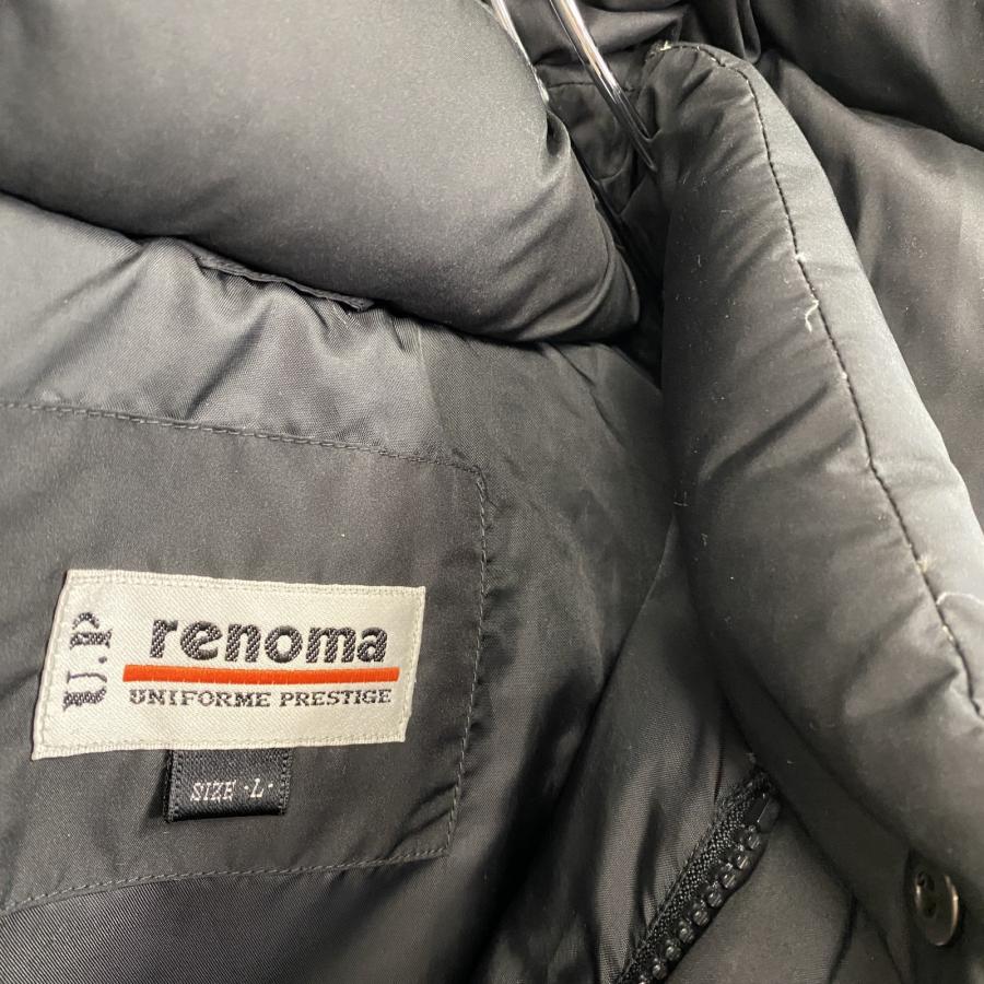 renoma（レノマ） U.P renoma ダウンジャケット 黒 ブラック Lサイズ
