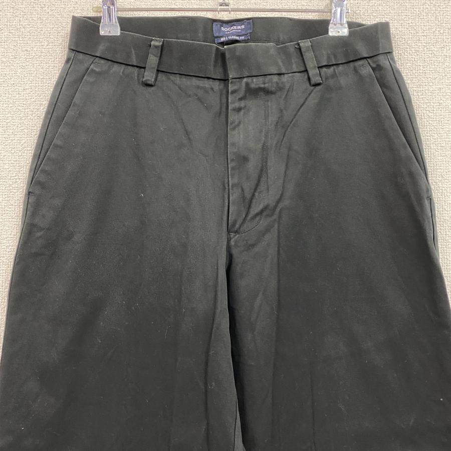 DOCKERS ドッカーズ チノパンツ 黒 ブラック W30サイズ 古着 : 2025
