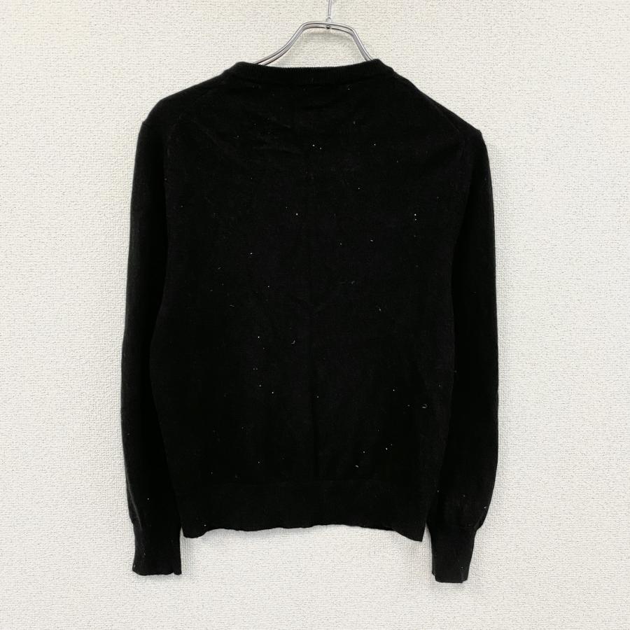 ユニクロ（UNIQLO） クルーネックカーディガン カシミヤ100% 黒