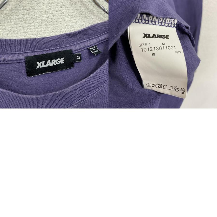 XLARGE エクストララージ 長袖Tシャツ/ロンT 刺繍ロゴ デカロゴ 両面