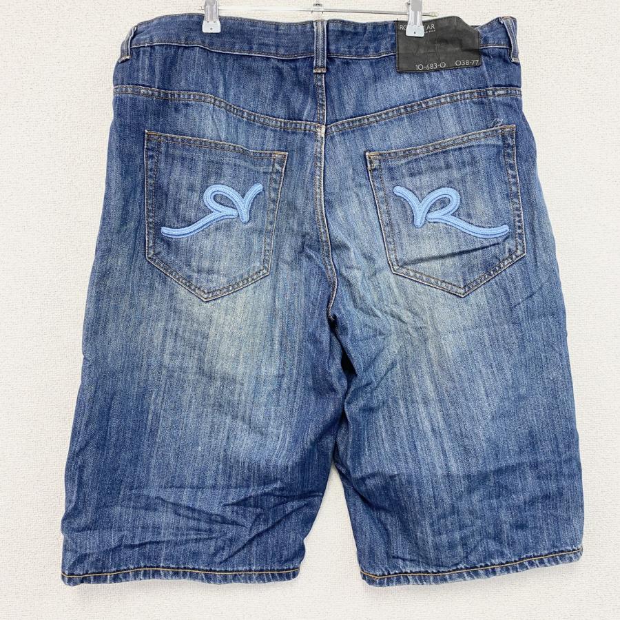 ROCAWEAR ロカウェア デニムハーフパンツ/ショートパンツ 縦落ち 鬼 