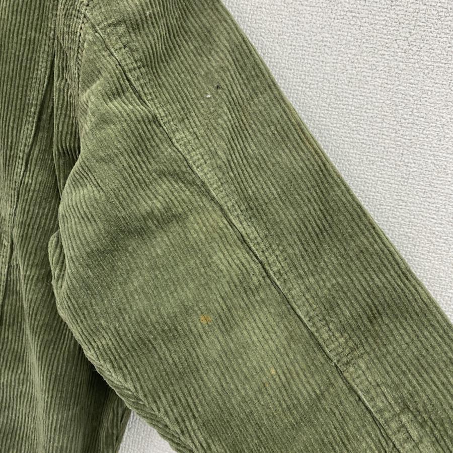 ZARA（ザラ） コーデュロイシャツジャケット 4つポケット カーキ