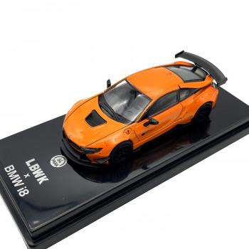 JADI リバティーウォーク BMW i8 オレンジ 左ハンドル 1/64スケール