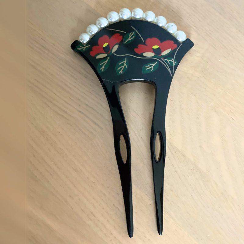 かんざし 留袖 髪飾り バチ簪 花 普段使い 50代 60代 40代 パール 結婚式 黒留袖 着物 ヘアーアクセ 和装 母親 ヘアアレンジ ウエデ |  | 01