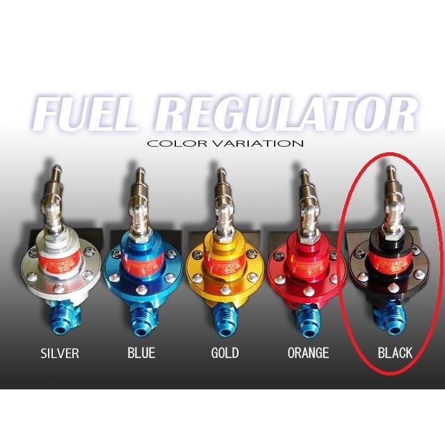 サード　フューエルレギュレーター　SARD　使用少なめ AE86で使用 フューエルレギュレーター燃圧調整式 φ8ホースタイプ ブラック 69010BK