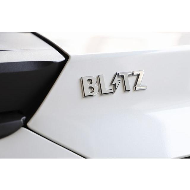 BLITZ ロゴエンブレム シルバークローム ブリッツ 13545 LOGO EMBLEM