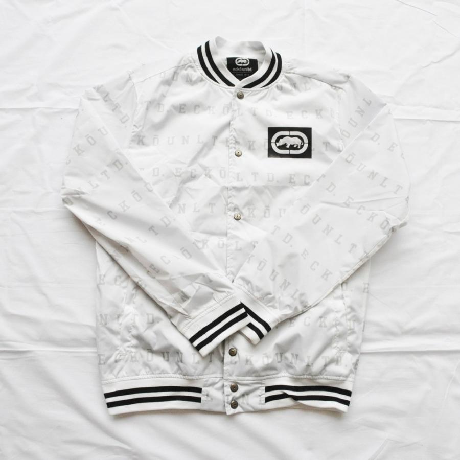 ECKO UNLTD/エコーアンリミテッド 総柄MA-１ナイロンJKT DEAD STOCK S