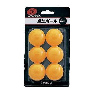 卓球ボール ピン球 6個いり お取り寄せ 白orオレンジ : ツノダ商事