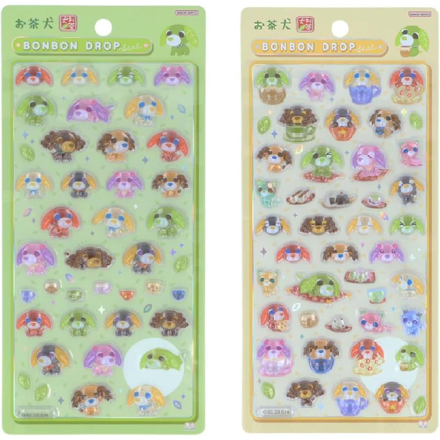 サンスター文具 ボンボンドロップシール お茶犬 正規品 S8816026