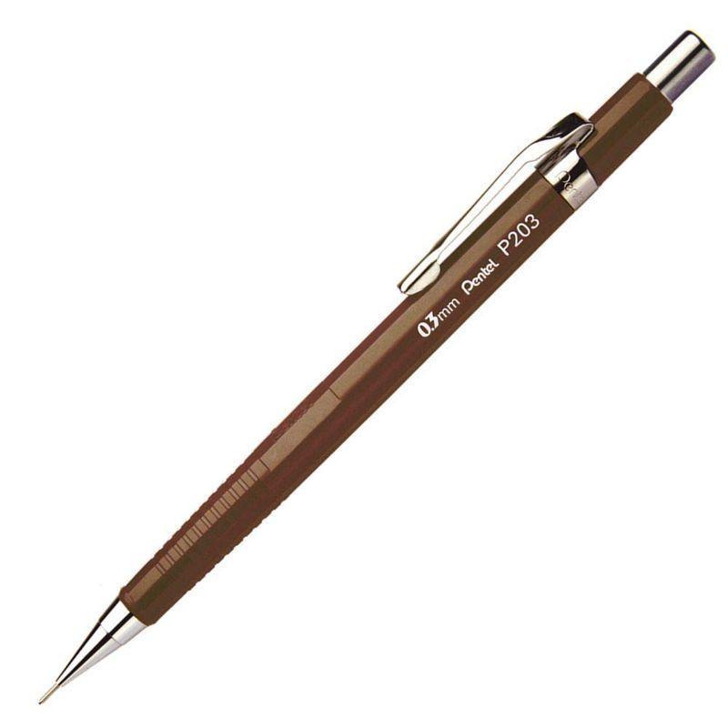 ぺんてる（Pentel） シャープペン P203 0.3 ブラウン 逆輸入 限定