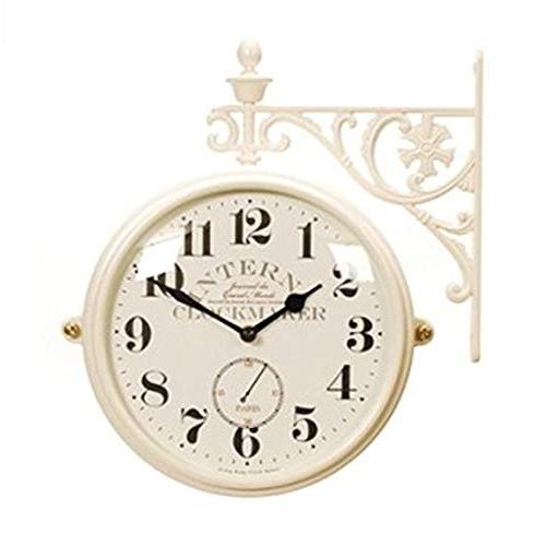 正規品 両面電波時計 両面時計 Interior Double Face Wall Clock な インテリア 両面壁掛け時計 電波両面時計 正規品 Www Muslimaidusa Org