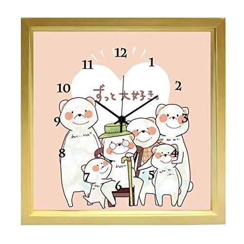 掛け時計 おしゃれでかわいい掛け時計 「ずっと大好き。」 kuko(くこ) 日本製 東京アートラボ｜turaronkon｜06