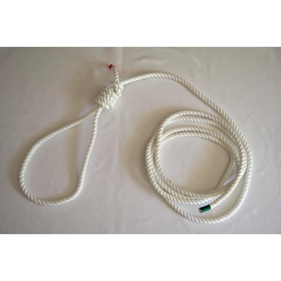 ロープワーク練習用 ハングマンズ ノット 10mm×4m 送料無料