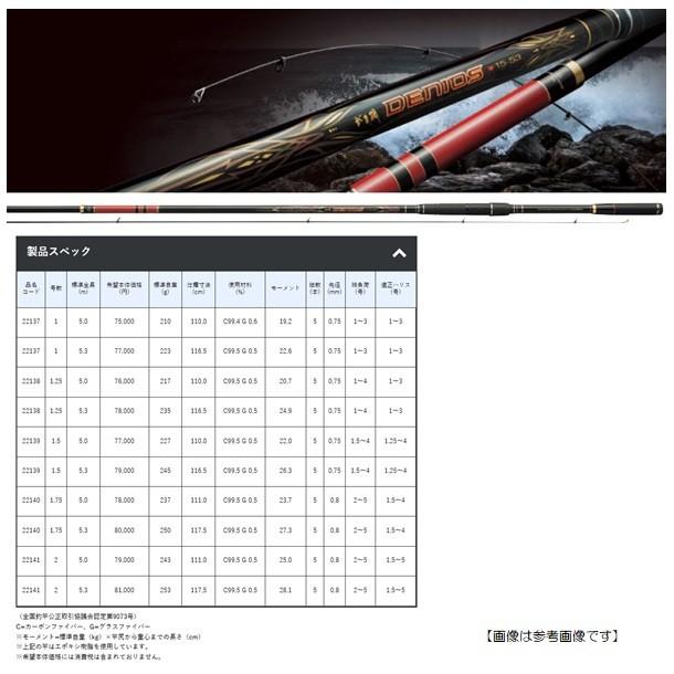 がまかつ がま磯デニオス 1-5.3 [ロッド3] : フィッシャーズ - 通販