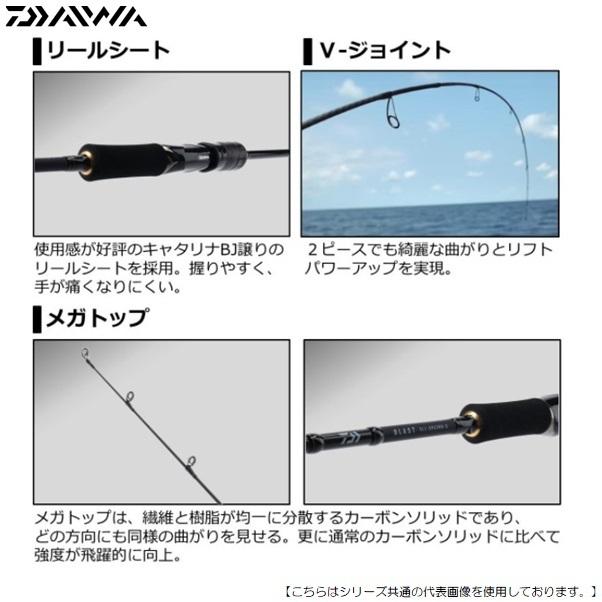 ダイワ ブラスト SLJ エアポータブル 63LB-S ダイワ ブラストSLJエアポータブル63LB-S 送料無料