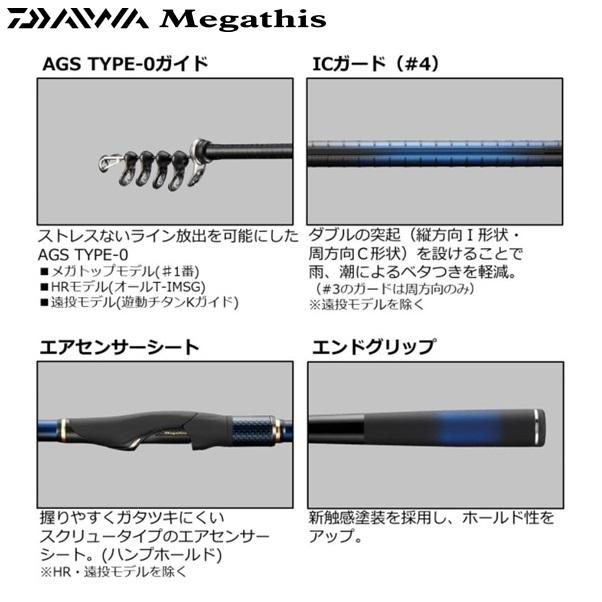 ダイワ メガディスAGS1.5-50・N 送料無料 ［ロッド 
