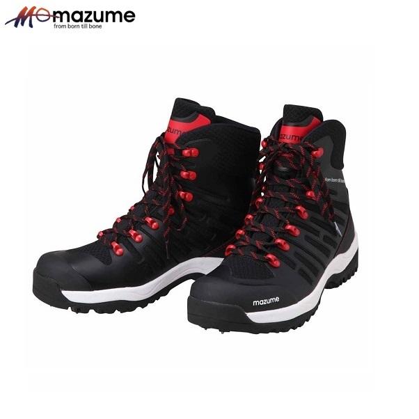 マズメ スパイクシューズ MZWD-624 ブラック×レッド L 送料無料