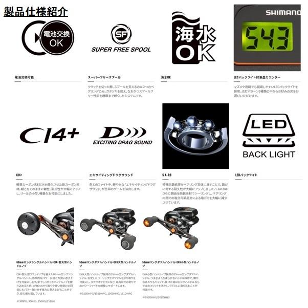 シマノ 21バルケッタ 101DHHG 左巻き 送料無料 [リール