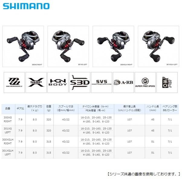 シマノ 21スコーピオンMD 301XGLH左巻き 送料無料 [リール