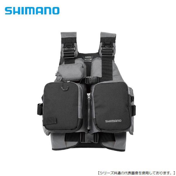 シマノ サーフベスト VF-025U グレー F 送料無料 [アパレル