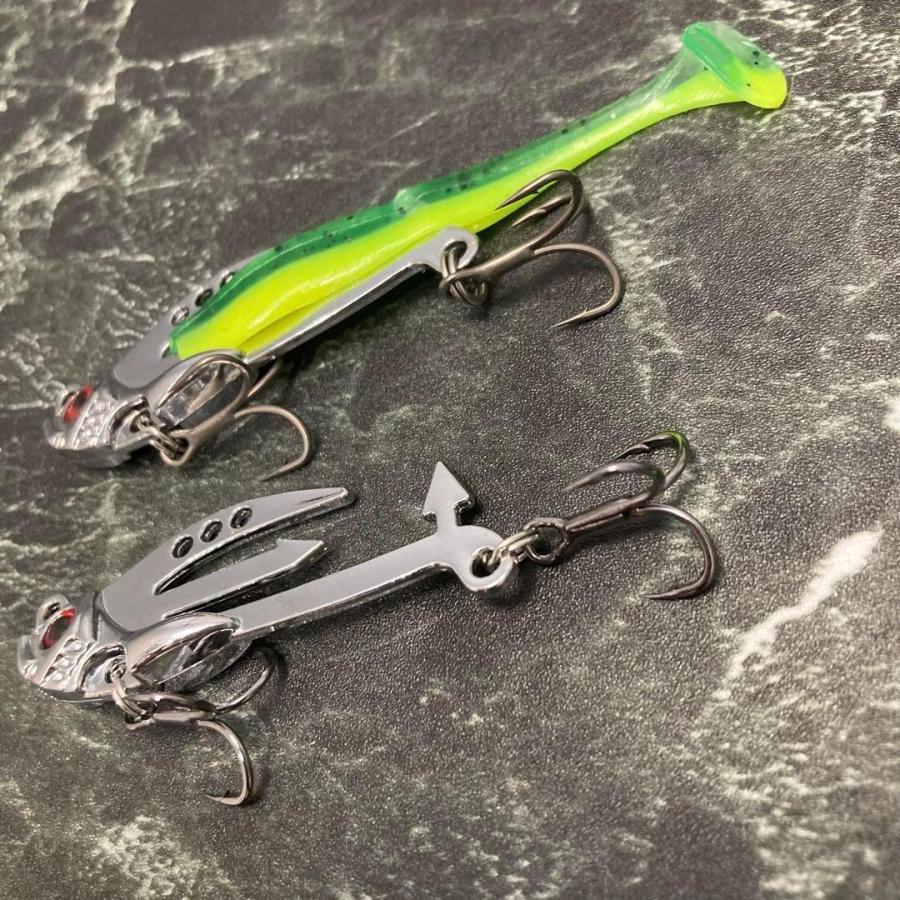 メタルバイブ ジグヘッド ワーム ルアー シャッド アジング シーバス