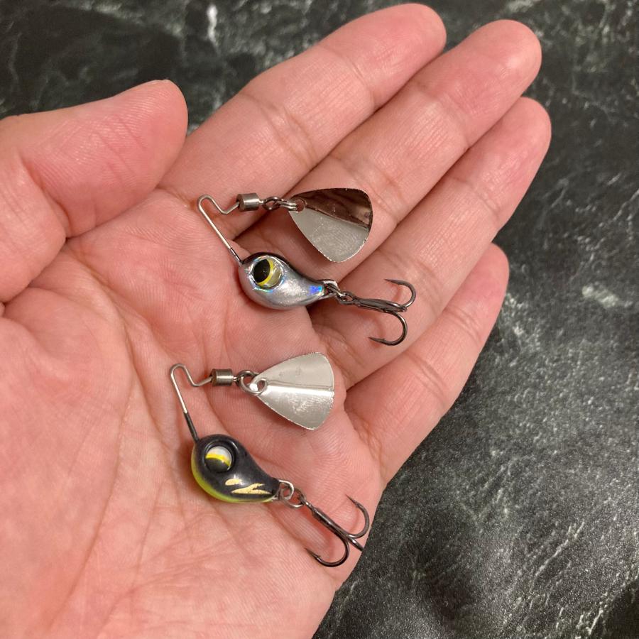 スピナー ベイト トラウト ルアー スピナベ 小型 マイクロ フェザー