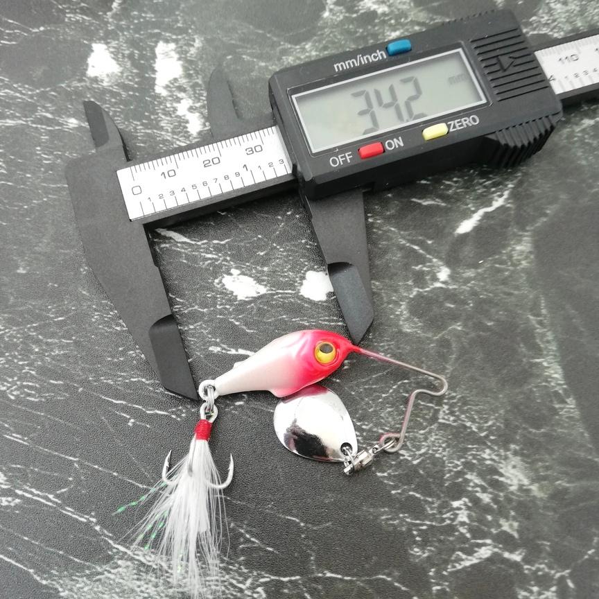 スピナー ベイト トラウト バス ルアー スピナベ フェザーフック 15g 1