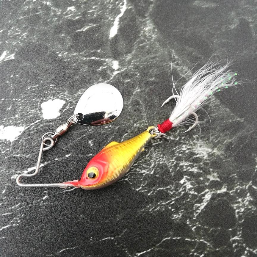 スピナー ベイト スピナベ トラウト バス ルアー フェザーフック 20g 1