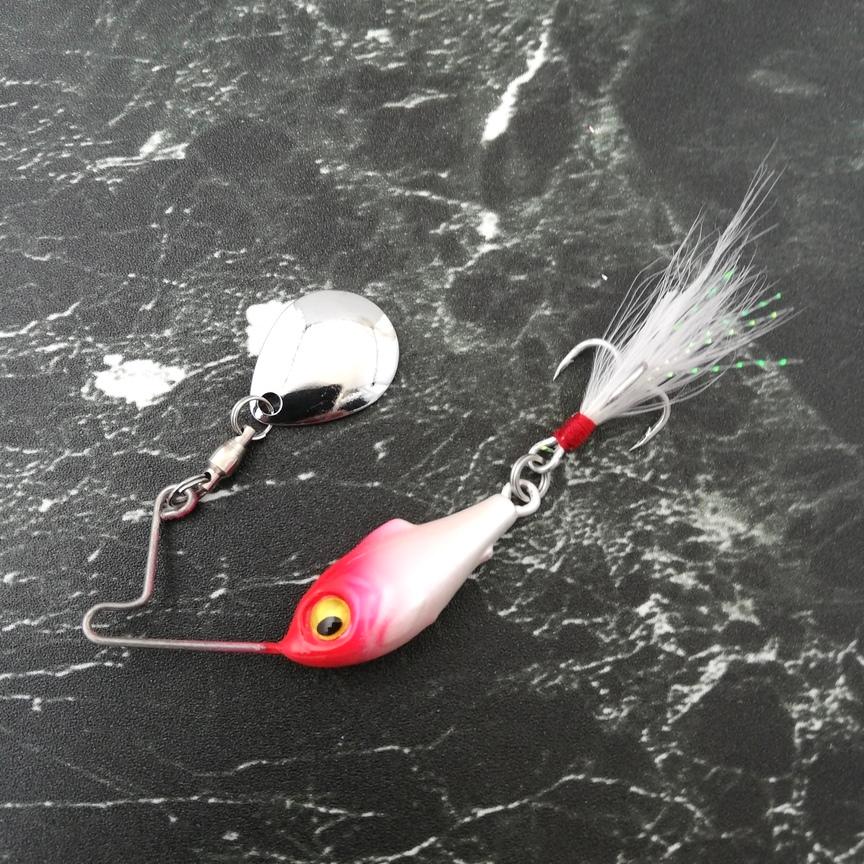 スピナー ベイト スピナベ トラウト バス ルアー フェザーフック 20g 1