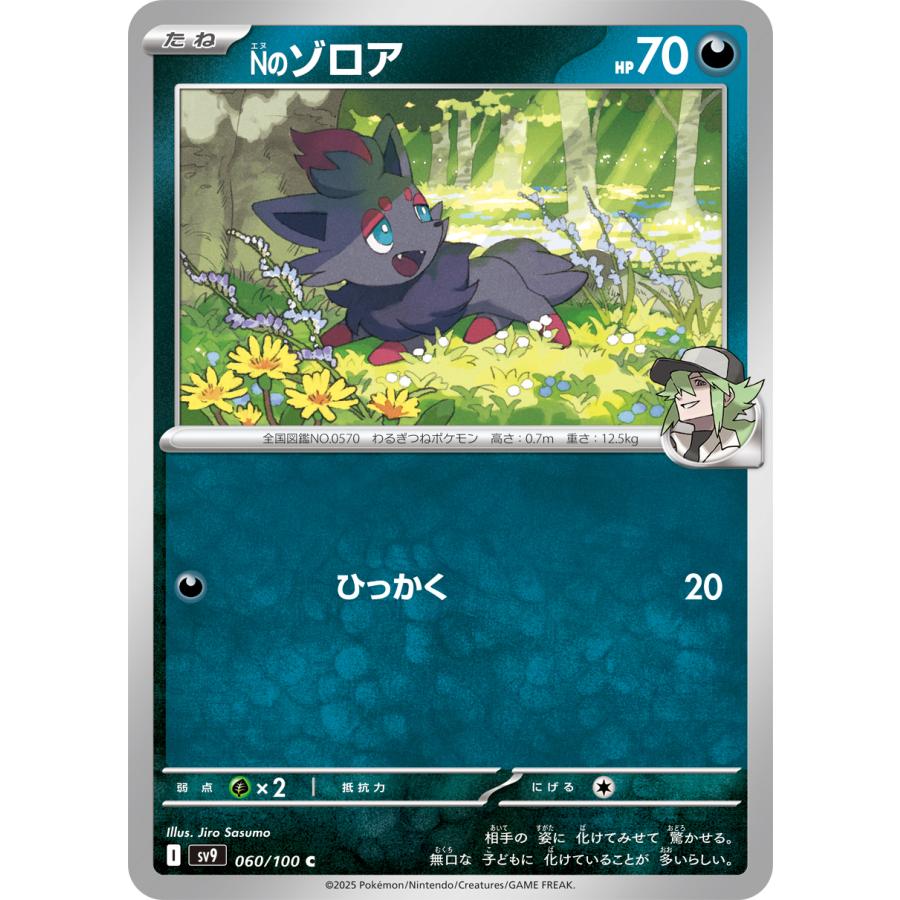 バトルパートナーズ ノーマル ポケモンカード ポケカ Nのゾロア バトルパートナーズ ノーマル ポケモンカード ポケカ Nのゾロア