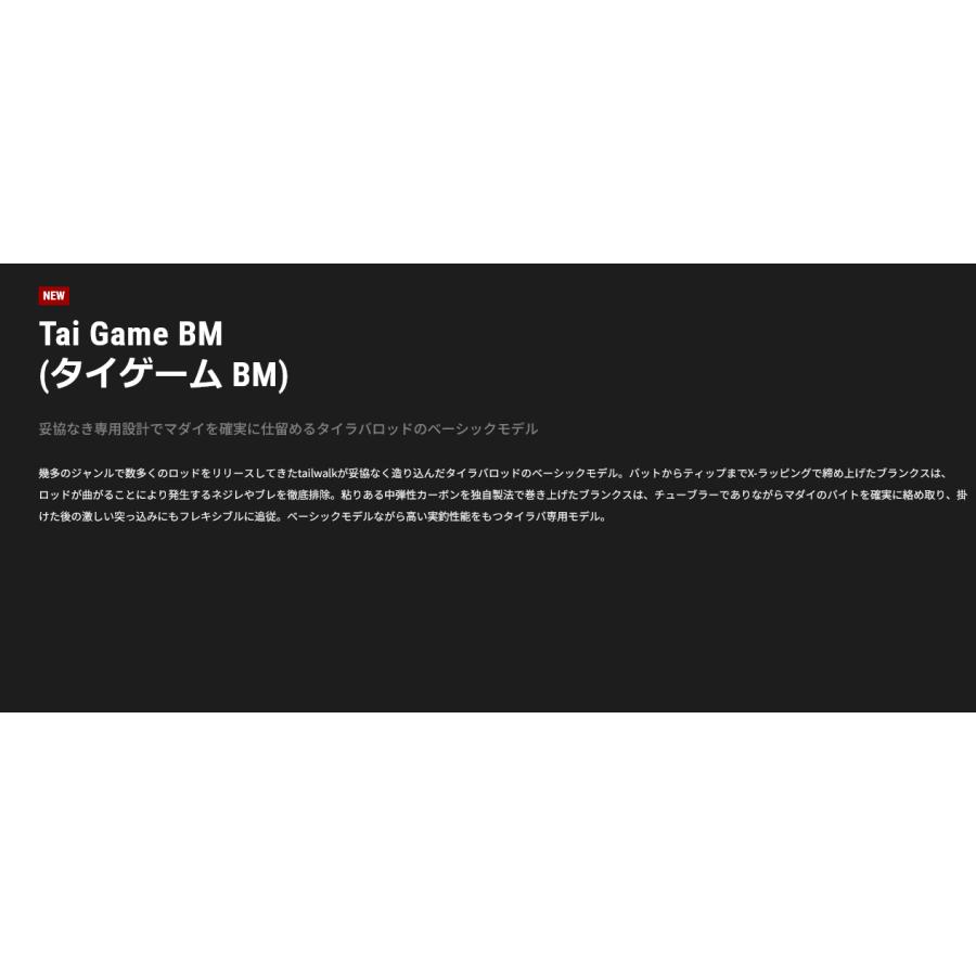 tailwalk（テイルウォーク） C65L タイゲーム BM C65L tailwalk : 釣