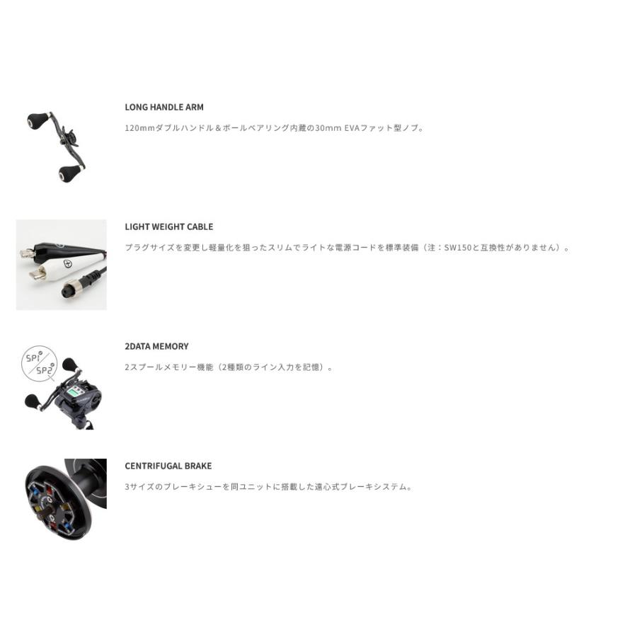 tailwalk（テイルウォーク） 100 DH/R 電動リール エラン SW 100 DH/R