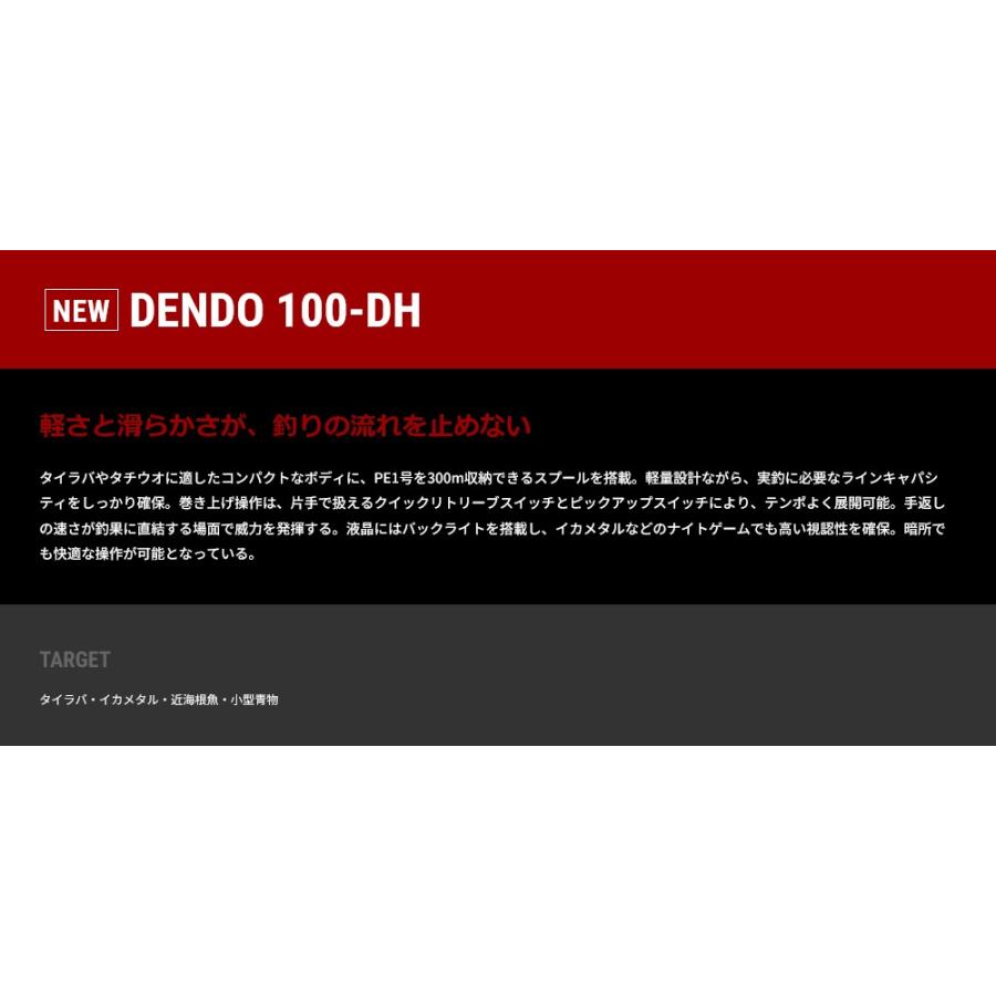 tailwalk（テイルウォーク） 100 DH/R 電動リール エラン SW 100 DH/R