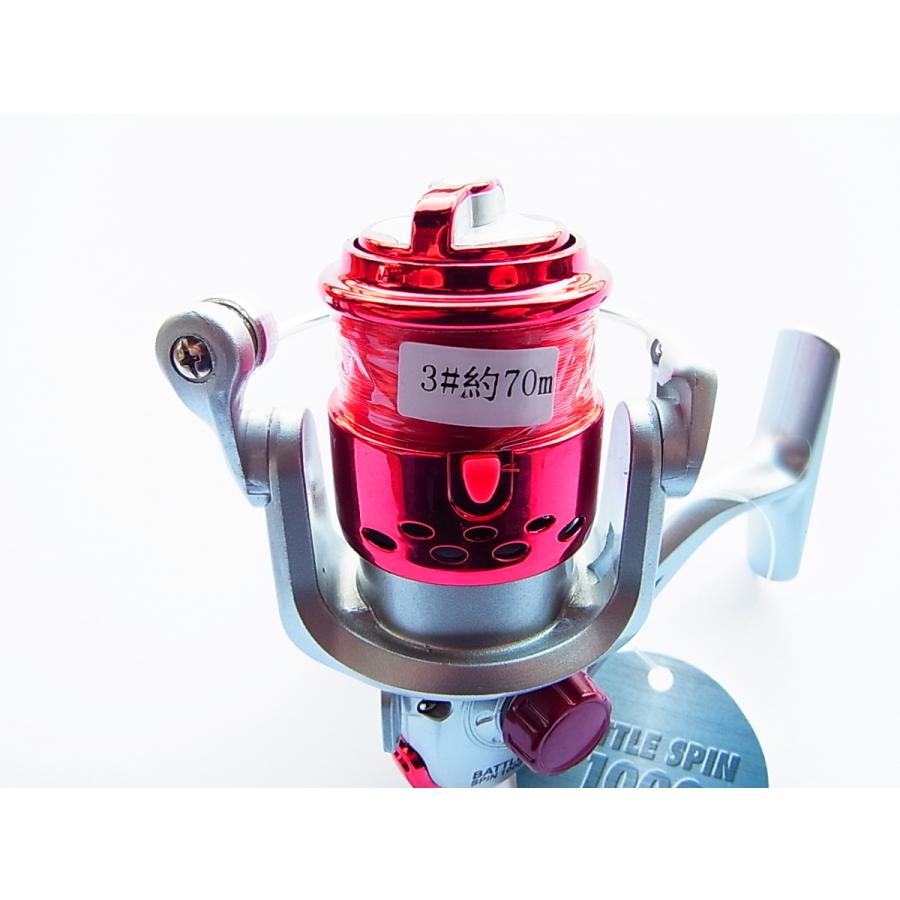特価 マルシン漁具 1000 スピニングリール バトルスピン 1000|turikoubou|02