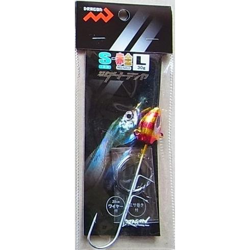 DRAGON（釣り） 特価 マルシン漁具 S-赤金 タチウオダートテンヤ S
