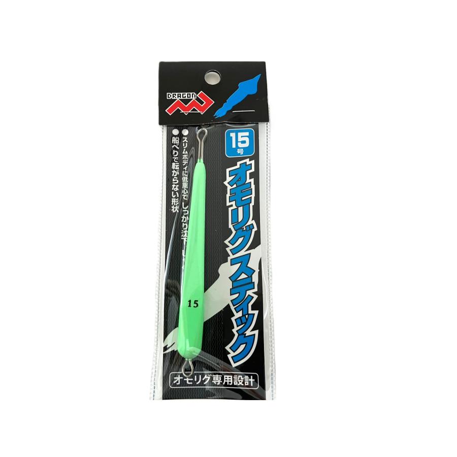 イカメタル　まとめ売り１５本 おもり　おまけ DRAGON（ドラゴン） マルシン漁具 15号 オモリグ スティック 15号