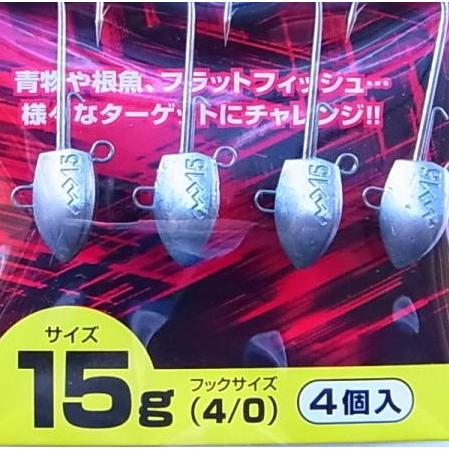 マルシン漁具 15g Ｄヘッド アタックパック 4個入 15g｜turikoubou｜05