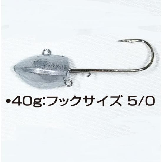 マルシン漁具 40g Ｄヘッド アタックパック 2個入 40g｜turikoubou｜04