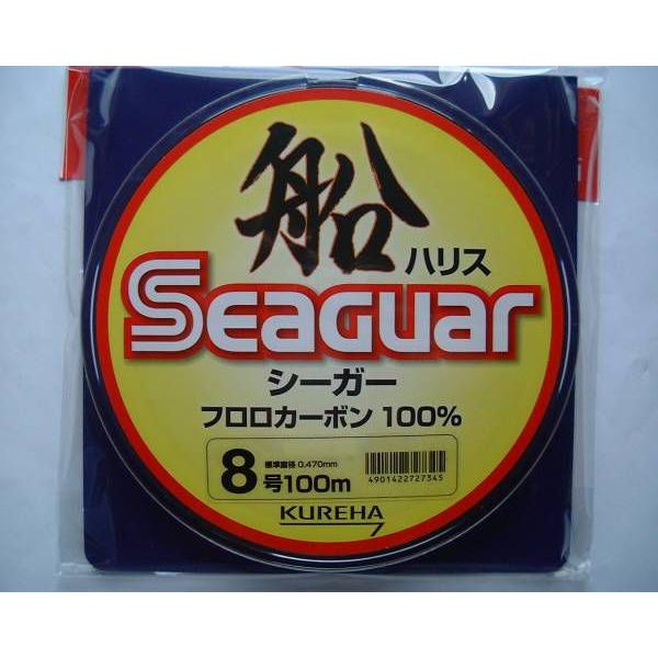 クレハ 8号 100m シーガー 船ハリス 8号 100m フロロカーボン | 