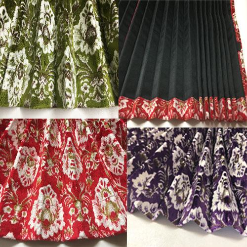 ぷりん】大型トラック用仮眠カーテン プリーツ 裏地あり 金華山