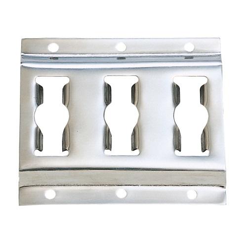 Eトラック・レール(3穴タイプ ステンレス) 2220902408410トラックストップターンYahoo!店 通販 Yahoo