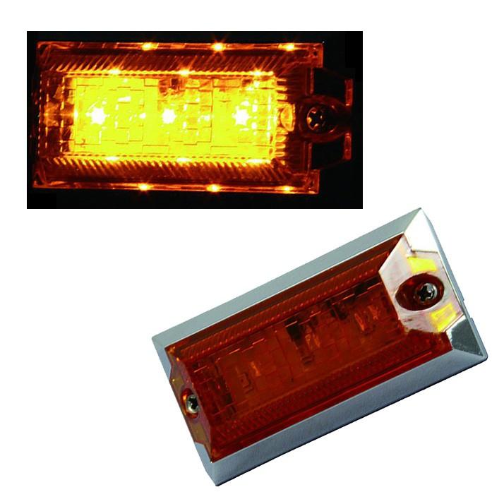 ジェットイノウエ　マーカーランプ　アンバー　１０個 ジェットイノウエ LEDハイパワーミニフラットマーカーランプNEO